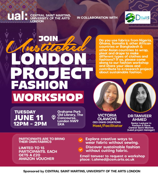 Unstitched London workshop, 2024